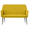 Banc Jaune 108x79x79 cm Velours 556862556862