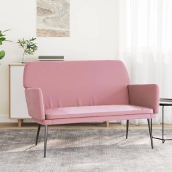 Banc Rose 108x79x79 cm Velours 556863556863