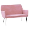 Banc Rose 108x79x79 cm Velours 556863556863