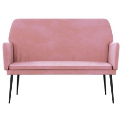 Banc Rose 108x79x79 cm Velours 556863556863