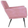 Banc Rose 108x79x79 cm Velours 556863556863