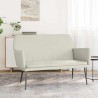 Banc Crème 108x79x79 cm Velours 556864556864