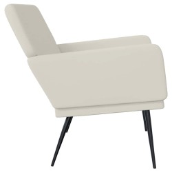 Banc Crème 108x79x79 cm Velours 556864556864