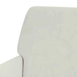 Banc Crème 108x79x79 cm Velours 556864556864