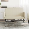 Banc Crème 107x80x81 cm Similicuir 556866556866