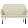 Banc Crème 107x80x81 cm Similicuir 556866556866