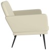 Banc Crème 107x80x81 cm Similicuir 556866556866