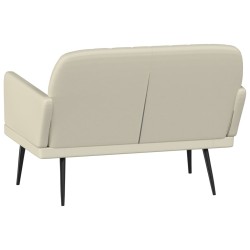 Banc Crème 107x80x81 cm Similicuir 556866556866