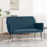 Banc Bleu 108x79x79 cm Velours 556867556867