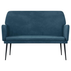 Banc Bleu 108x79x79 cm Velours 556867556867