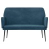 Banc Bleu 108x79x79 cm Velours 556867556867