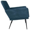 Banc Bleu 108x79x79 cm Velours 556867556867