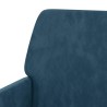 Banc Bleu 108x79x79 cm Velours 556867556867