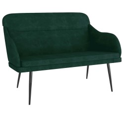 Banc Vert foncé 110x76x80 cm Velours 556869556869