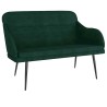 Banc Vert foncé 110x76x80 cm Velours 556869556869