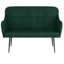 Banc Vert foncé 110x76x80 cm Velours 556869556869