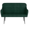 Banc Vert foncé 110x76x80 cm Velours 556869556869