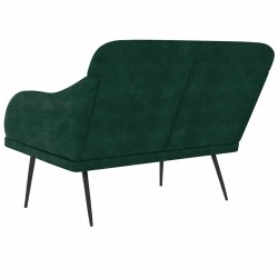 Banc Vert foncé 110x76x80 cm Velours 556869556869