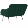 Banc Vert foncé 110x76x80 cm Velours 556869556869