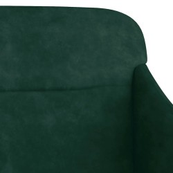 Banc Vert foncé 110x76x80 cm Velours 556869556869