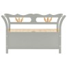 Banc Gris 107x45x75,5 cm Bois de sapin solide 556870556870