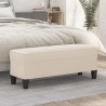 Banc Crème 100x35x41 cm Tissu microfibre 556871556871
