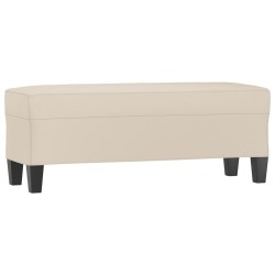 Banc Crème 100x35x41 cm Tissu microfibre 556871556871
