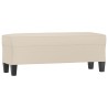 Banc Crème 100x35x41 cm Tissu microfibre 556871556871