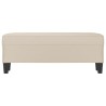 Banc Crème 100x35x41 cm Tissu microfibre 556871556871