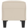 Banc Crème 100x35x41 cm Tissu microfibre 556871556871
