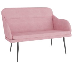 Banc Rose 110x76x80 cm Velours 556872556872