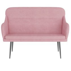 Banc Rose 110x76x80 cm Velours 556872556872
