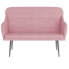 Banc Rose 110x76x80 cm Velours 556872556872