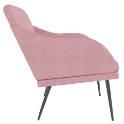 Banc Rose 110x76x80 cm Velours 556872556872