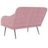 Banc Rose 110x76x80 cm Velours 556872556872