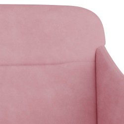 Banc Rose 110x76x80 cm Velours 556872556872