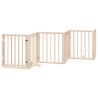 Barrière pour chien avec porte pliable 6 panneaux 300 cm Bois de peuplier 556873556873