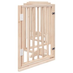 Barrière pour chien avec porte pliable 6 panneaux 300 cm Bois de peuplier 556873556873