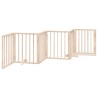 Barrière pour chien avec porte pliable 6 panneaux 300 cm Bois de peuplier 556873556873
