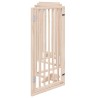 Barrière pour chien avec porte pliable 6 panneaux 300 cm Bois de peuplier 556874556874