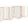 Barrière pour chien avec porte pliable 6 panneaux 300 cm Bois de peuplier 556874556874