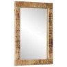 Miroir 70x50 cm bois de manguier massif et verre 556877556877