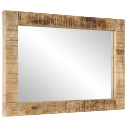 Miroir 70x50 cm bois de manguier massif et verre 556877556877