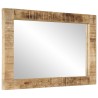 Miroir 70x50 cm bois de manguier massif et verre 556877556877