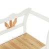 Banc Blanc 107x45x75,5 cm Bois de sapin solide 556878556878