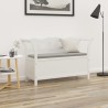 Banc Blanc 107x45x75,5 cm Bois de sapin solide 556883556883