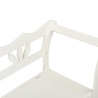 Banc Blanc 107x45x75,5 cm Bois de sapin solide 556883556883