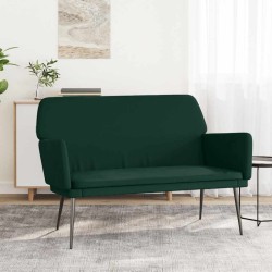 Banc Vert foncé 108x79x79 cm Velours 556884556884