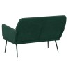 Banc Vert foncé 108x79x79 cm Velours 556884556884