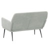 Banc Gris clair 108x79x79 cm Velours 556885556885